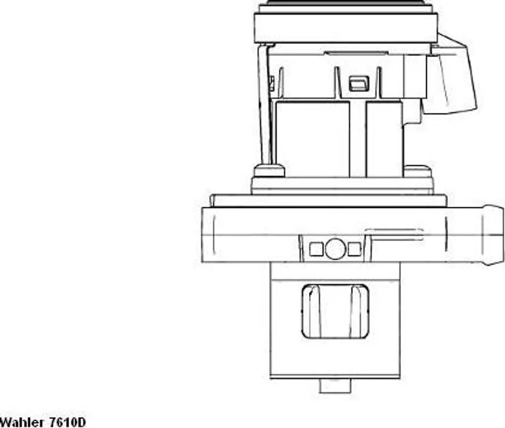 Vanne de Recyclage Gaz Echappement 7610D pour Sprinter Wahler