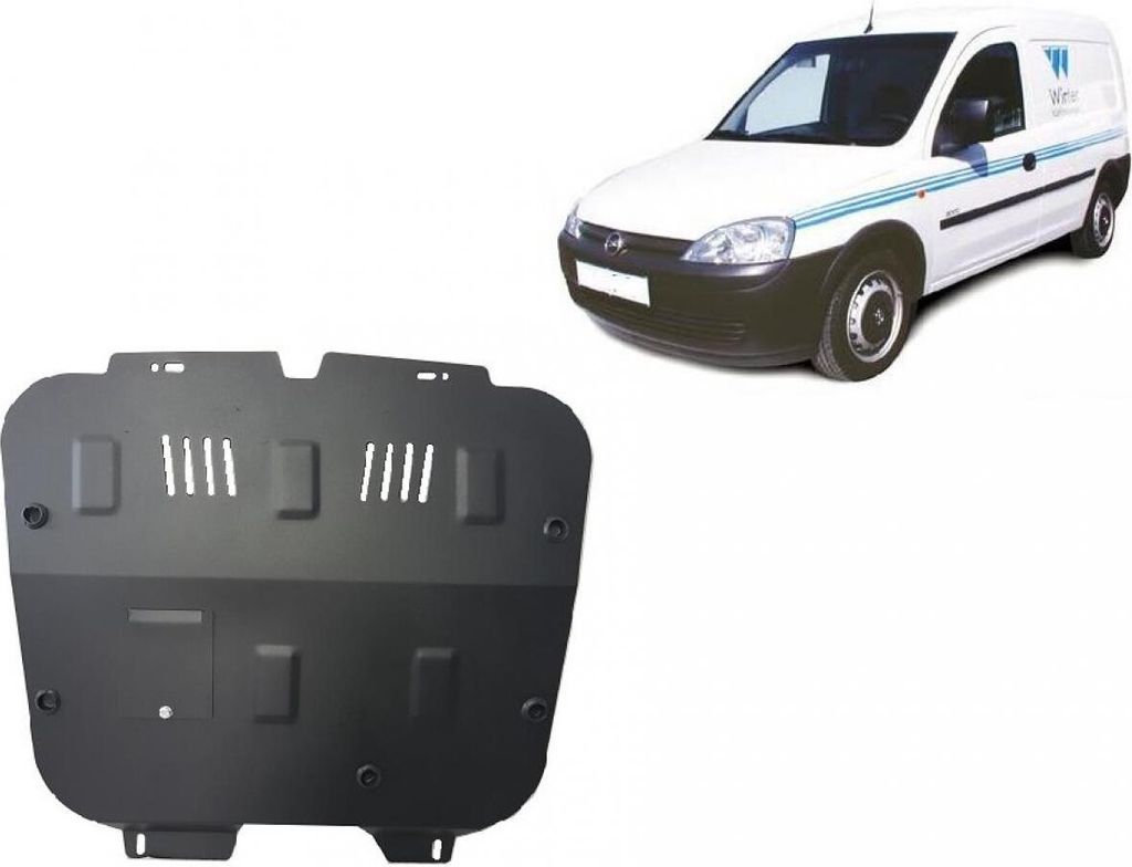 Stahl Unterfahrschutz für Motor Opel Combo