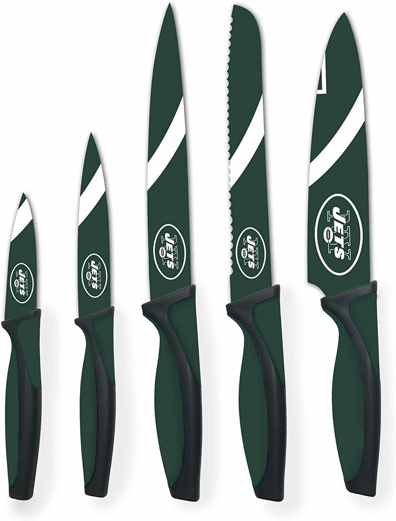 NFL New York Jets NY Küchenmesser 5-teilig Set Football Messer Set Barbecue