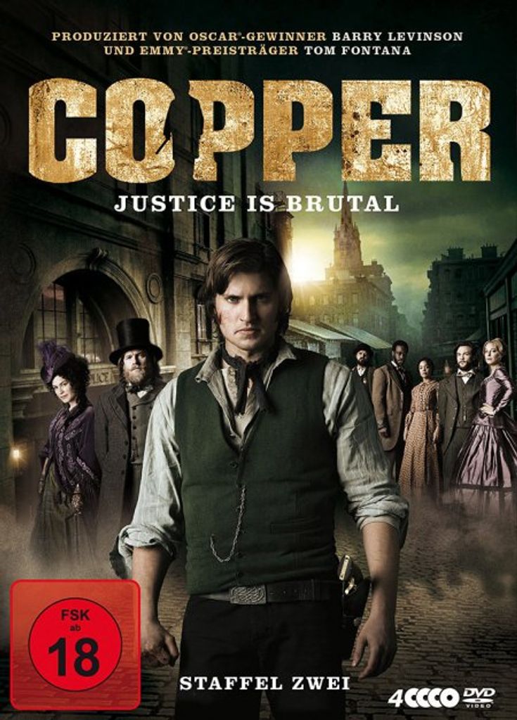 Copper - Justice Is Brutal. Staffel Zwei (4 Discs)