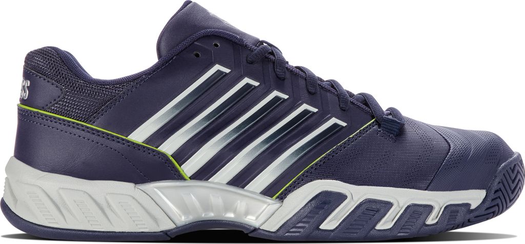K-Swiss Tennis Bigshot Light 4 Peacot / Gray Violet / Lime Gr Peacot / Gray Violet / Lime Gr 44.5