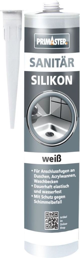 Primaster Sanitär Silikon weiß 310 ml Produktbild 