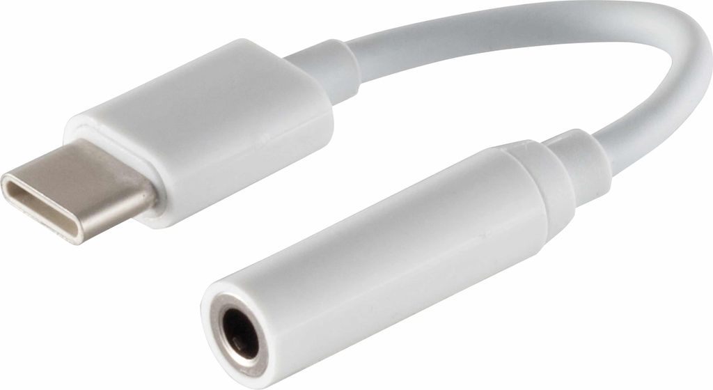 S-IMPULS USB-C Audio Adapter 3,5mm Buchse analog weiß