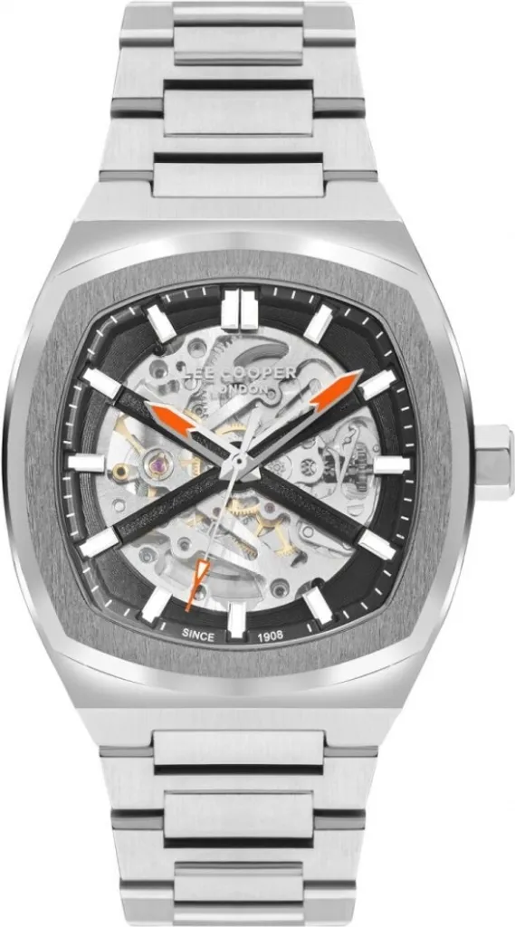 Montre Lee Cooper LC07903.350 pour Homme en Acier Inox Style Skeleton