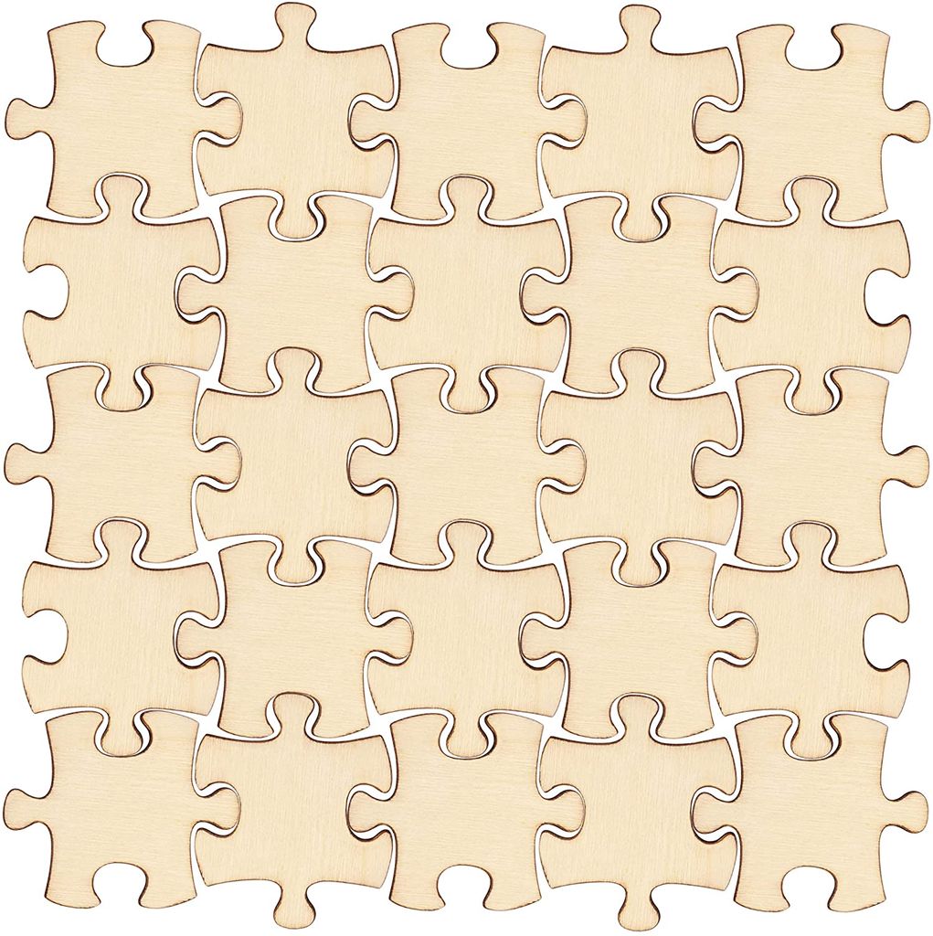Belle Vous Holz Puzzle Blanko (100er Pack) Puzzle Zum Produktbild 11