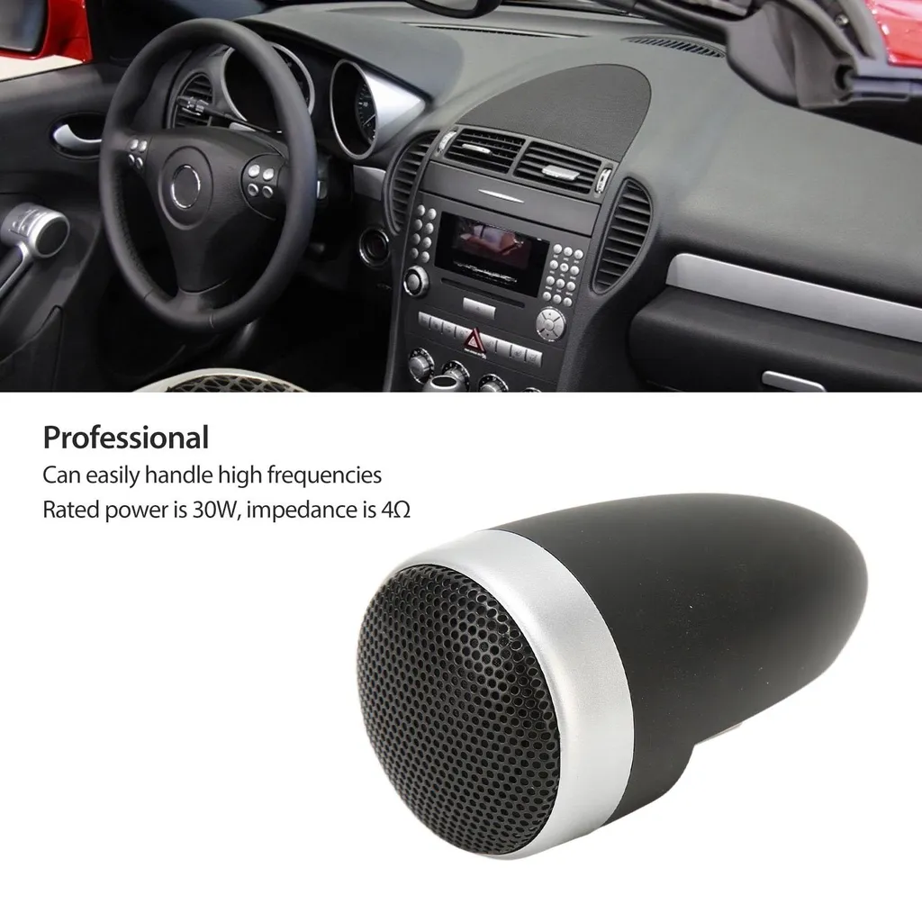Tweeter Voiture 35W Haute Performance 4 Ohms, Reproduction Sonore Précise - 4