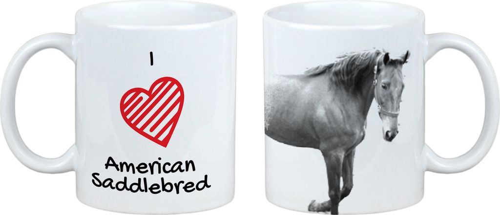 American Saddlebred - Tasse mit Pferd, niedliche Tasse mit Grafik, Geschenk mit Ihrem Foto von der Marke Art-Dog