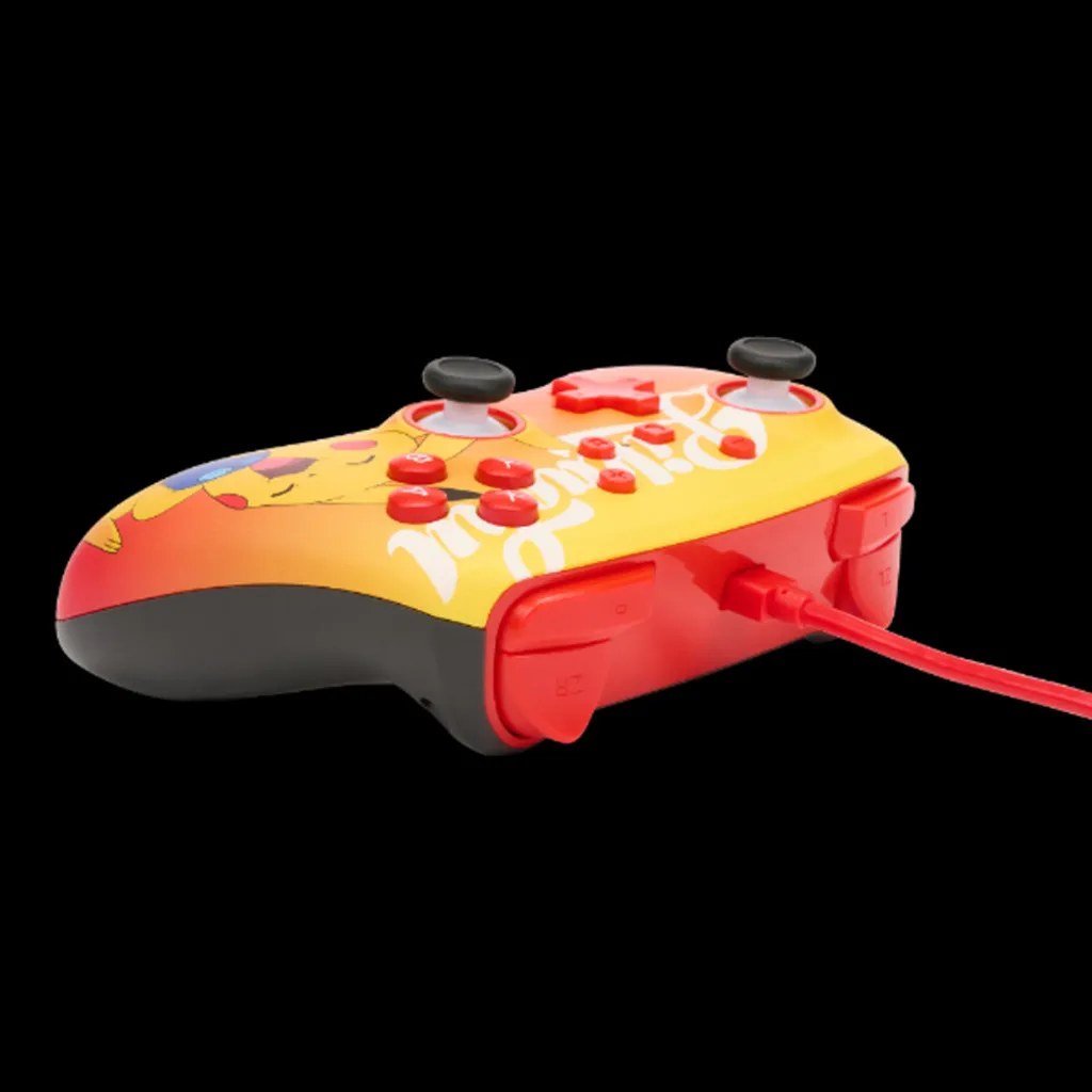 Manette Switch PowerA Pikachu avec boutons programmables et prise audio