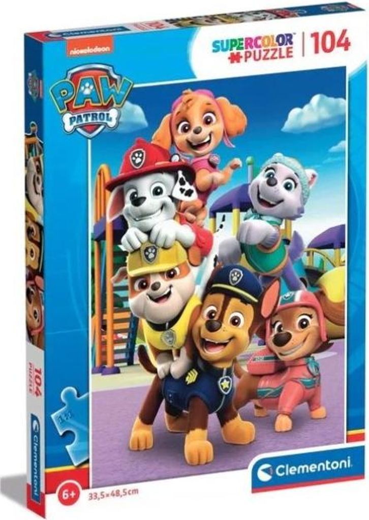 Puzzle 104 Super Kolor Paw Patrol