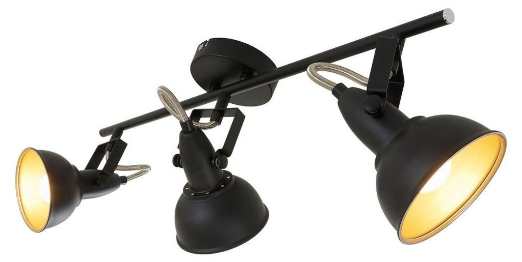 Lampada da soffitto Spot orientabile Retro 3xE14 40W Immagine del prodotto 