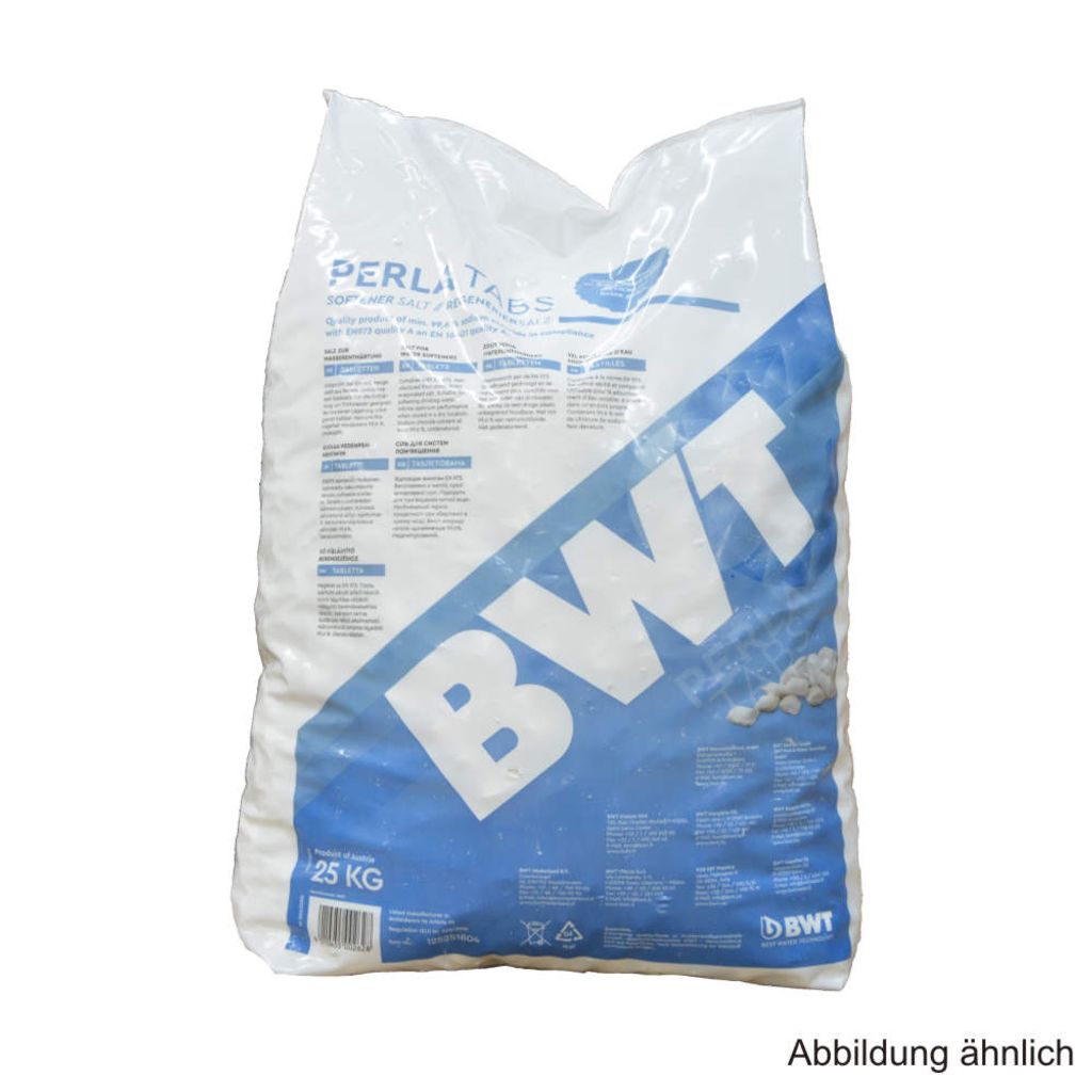 Sanvo BWT PerlaTabs Kissenform 99,9% Salz-Reinheit inklusive Sanvo Mehrzwecktuch 25kg
