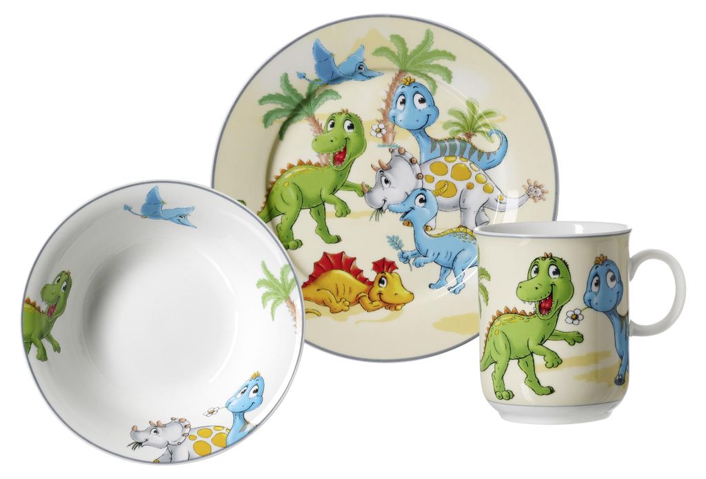 Kindergeschirr "Dino" 3-teilig 702616 4006344428452 Produktbild 