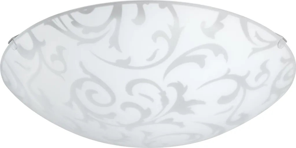 Plafonnier Eglo 90043 Scalea 1 Blanc Ø315mm avec Douille E27 Design