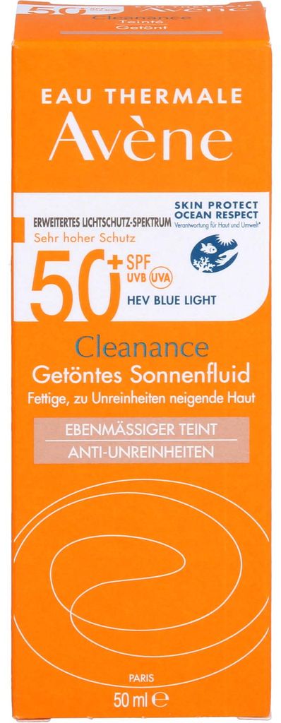 Avène Eau Thermale Tinted Sun Cream SPF 50+ 50 ml Produktbild 