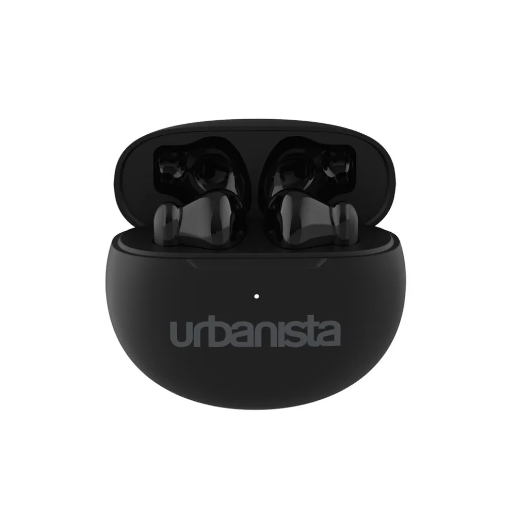Écouteurs TWS Austin Midnight Black avec Micro et Réduction de Bruit