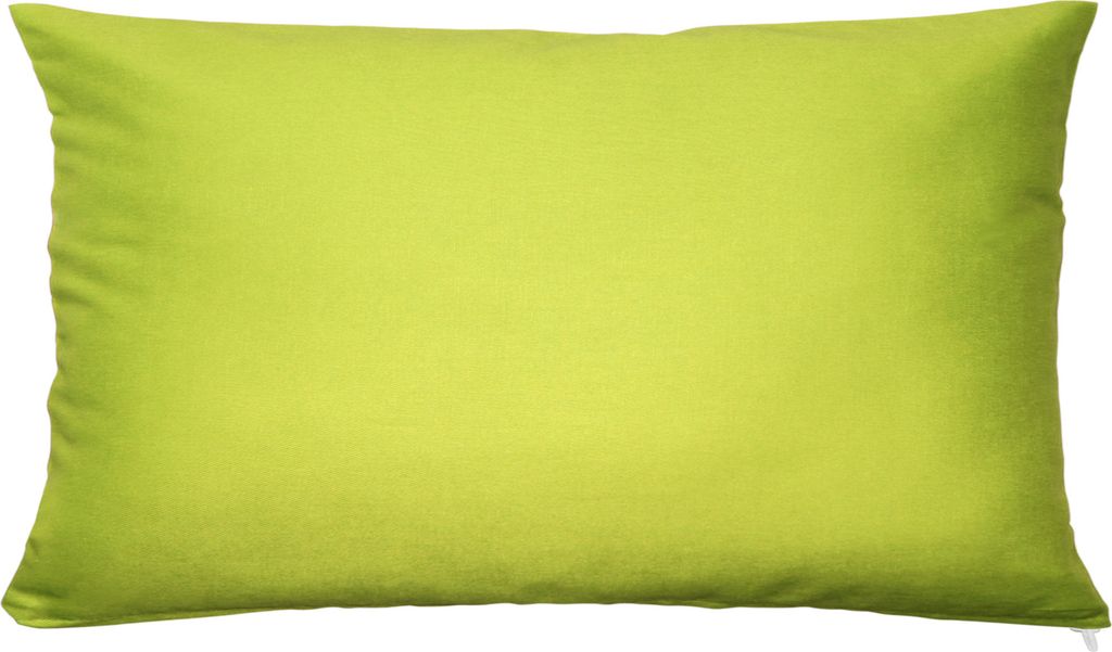 Kissenbezug 40x80 cm Limette Grün Reißverschluss Kissenhülle 100% Baumwolle