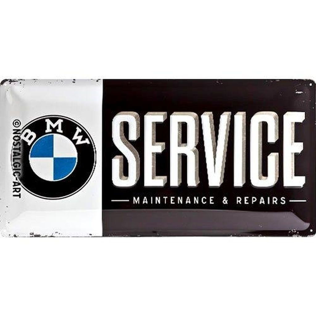 Nostalgic-Art - Plaque en tôle 25 x 50cm - BMW - BMW Image du produit 