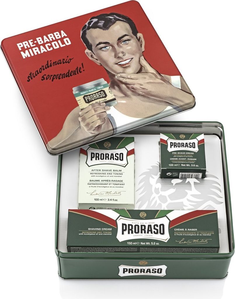 Osviežujúca sada na holenie Proraso GINO Obrázok produktu 