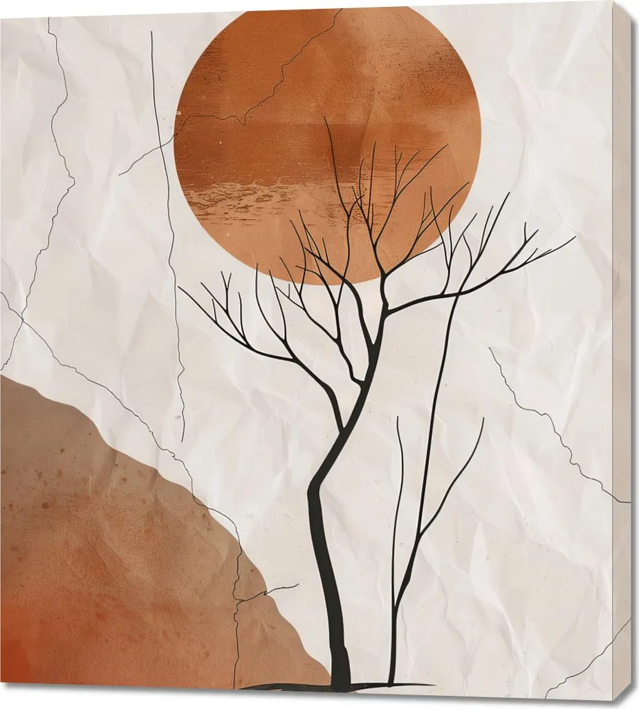 Quadro 90x100 Austerità del Deserto - Arte che Emoziona la Casa