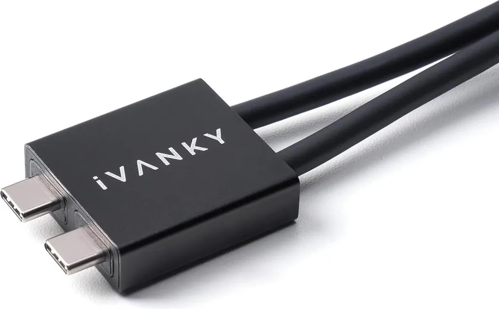 Câble double USB-C Thunderbolt 4 pour FusionDock Max 1 IVANKY 1,2m - 3