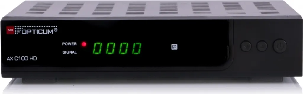 Opticum AX C 100 DVB-C Décodeur avec Lecteur USB et Sortie HDMI Noire - 14