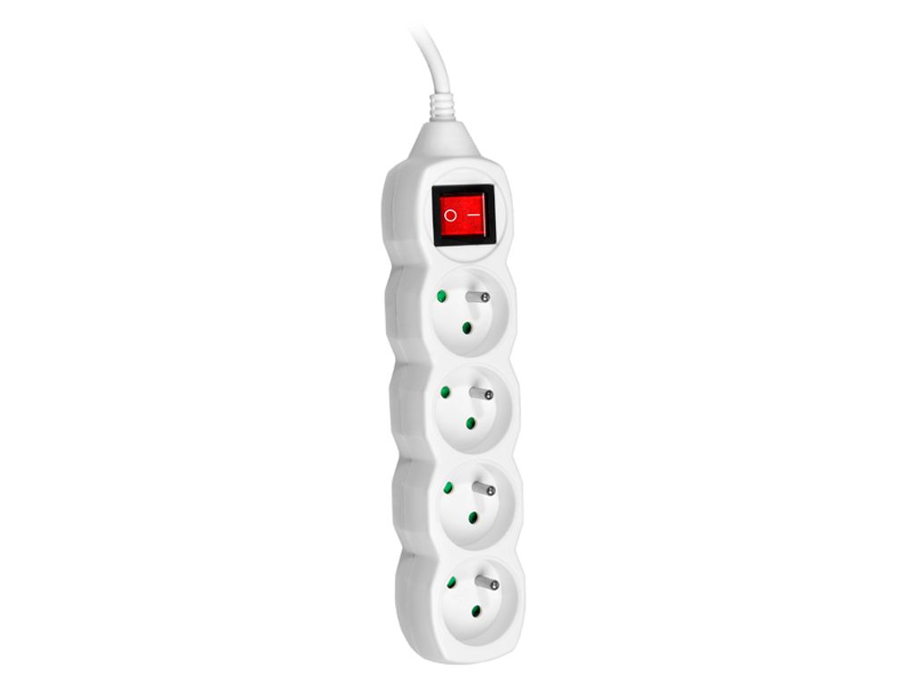 Tracer TRALIS44616, 3 m, Vnitřní, Bílá, 4 AC zásuvky / AC Obrázek produktu 