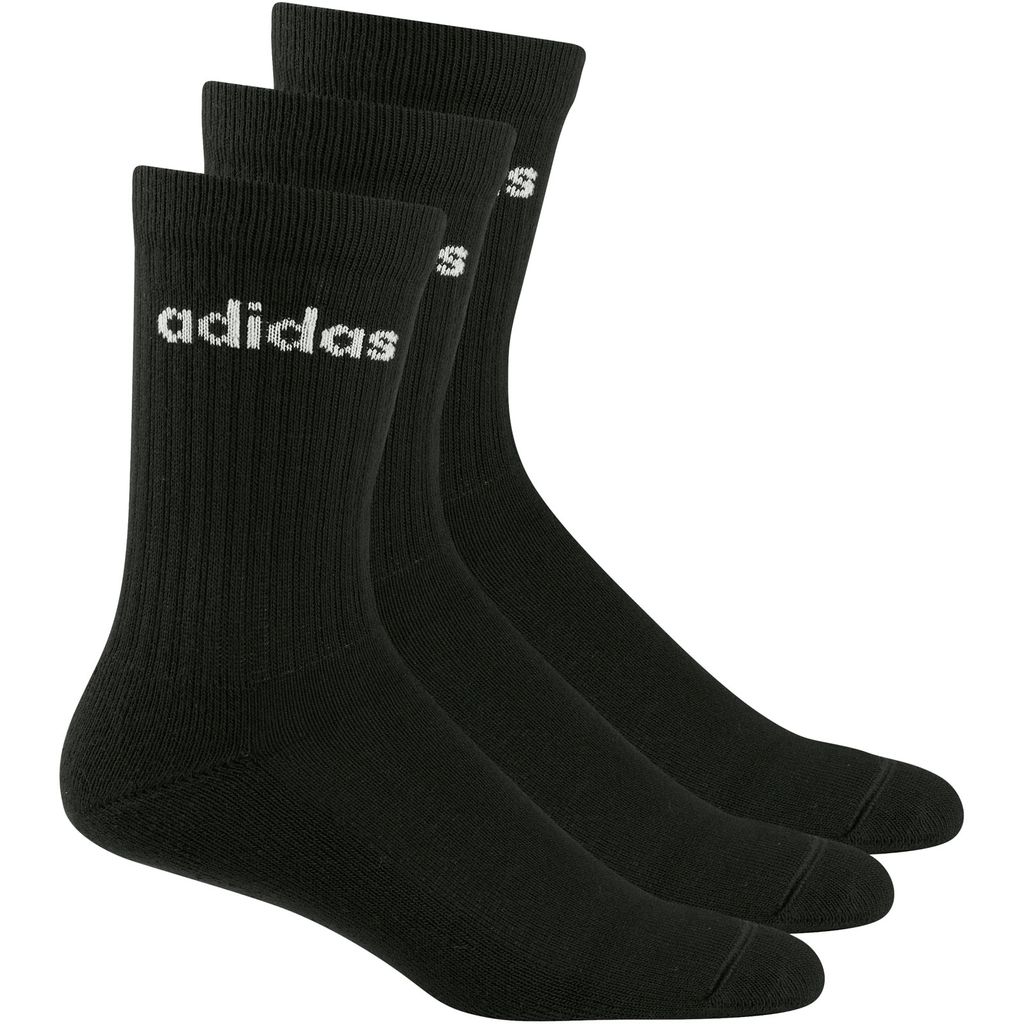 3er Pack adidas Half-Cushioned Crew Socken Unisex black/white 37-39