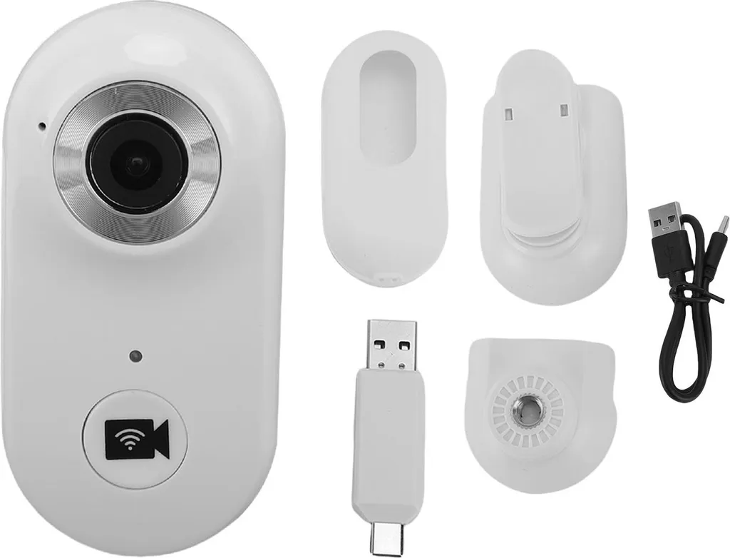 Caméra Embarquée WiFi pour Randonnée et Montagne - Fixation Clip