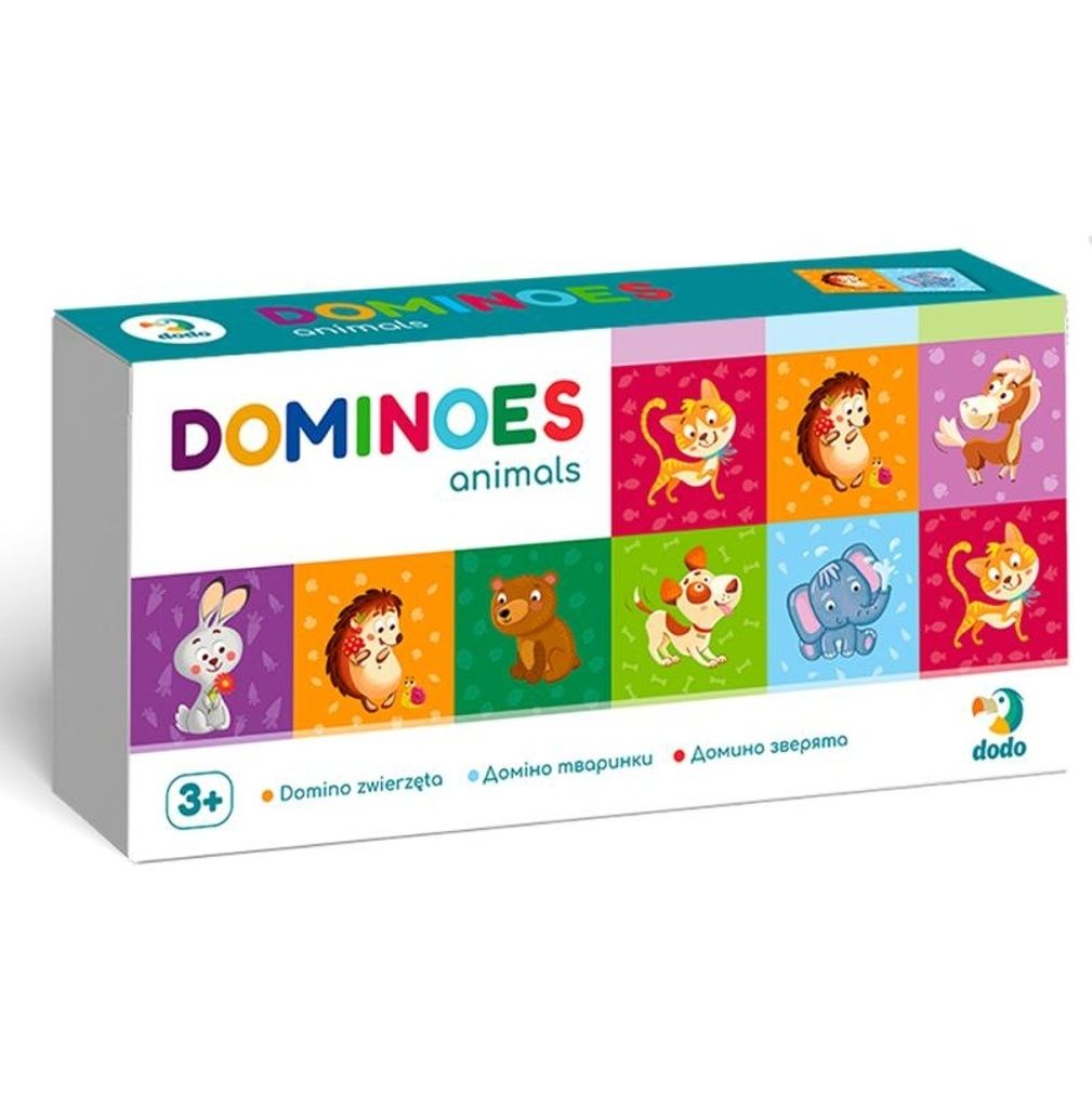 DoDo Domino Tiere Spiel Domino - Tiere 29-tlg