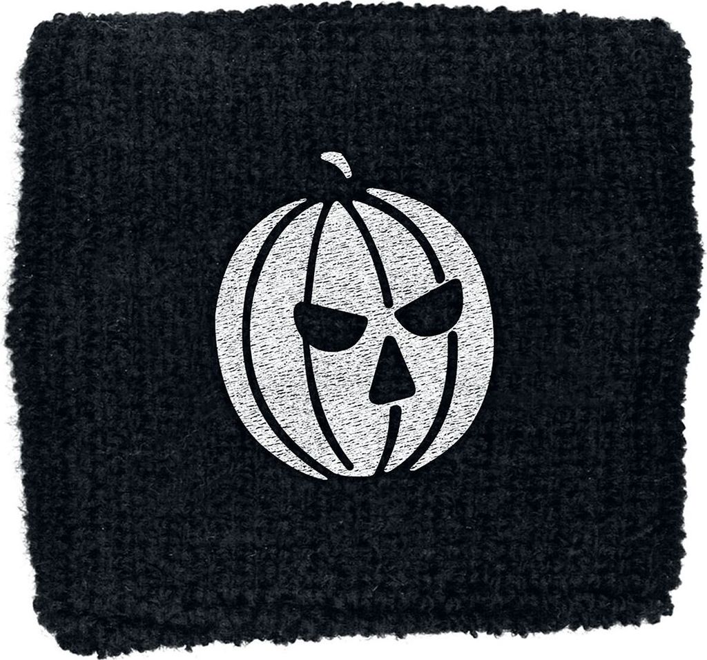 Helloween Schweißband Unisex Pumpkin schwarz Standard