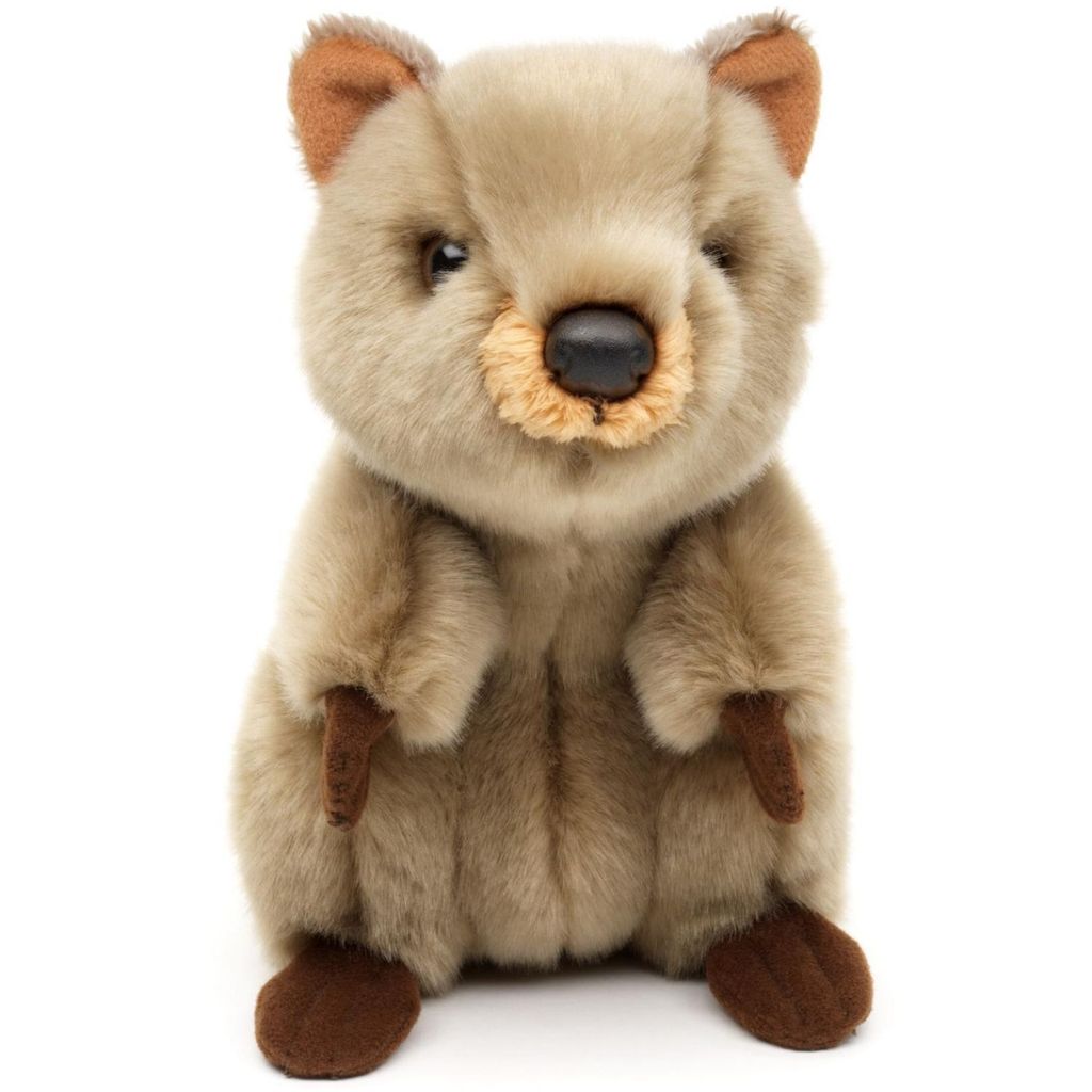 Uni-Toys Plüschtier Quokka EWQ18125 - Uni-Toys Naturgetreues Kuscheltier 18cm