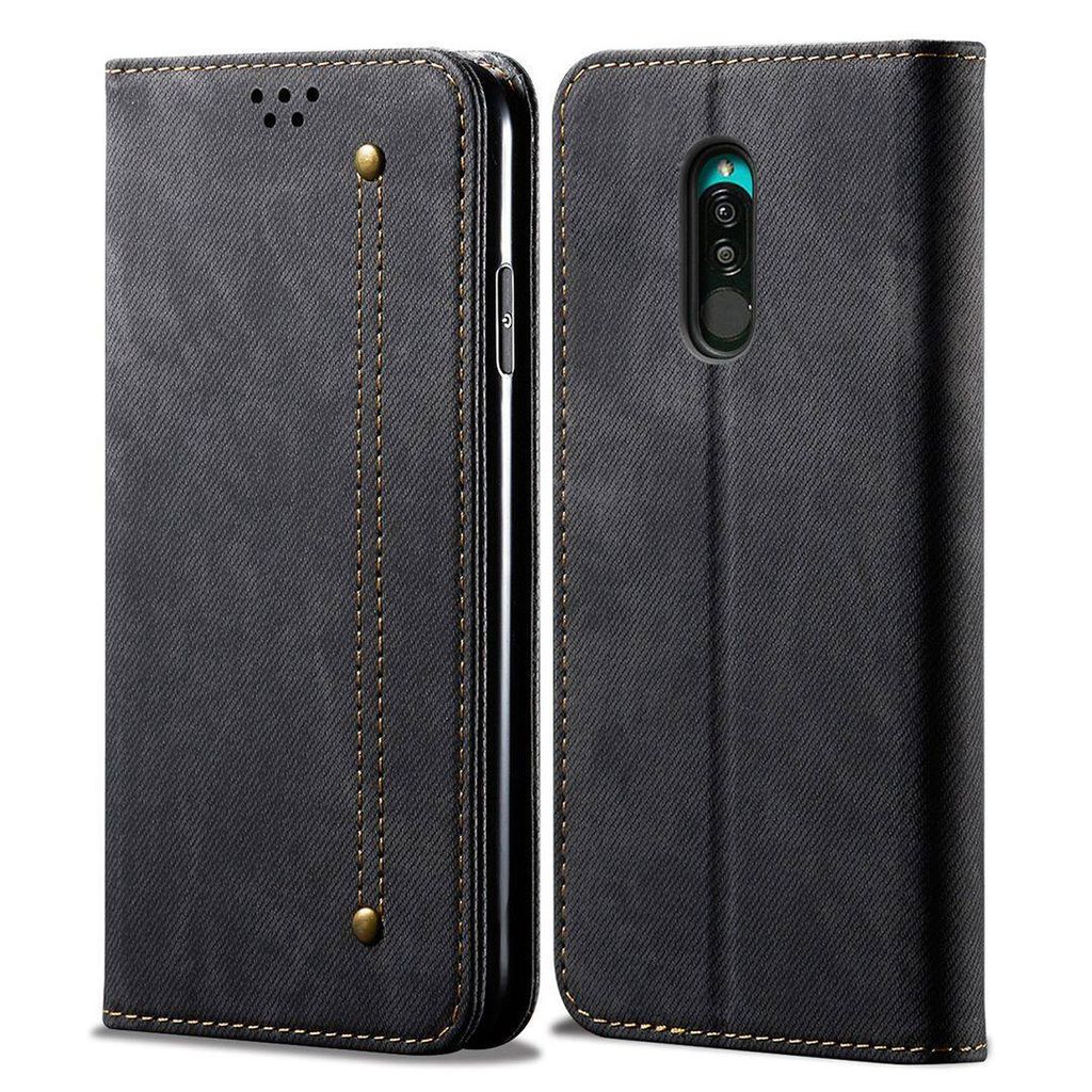 Redmi 8 Pouzdro, Kožené Peněženkové Pouzdro s Magnetickým Obrázek produktu 