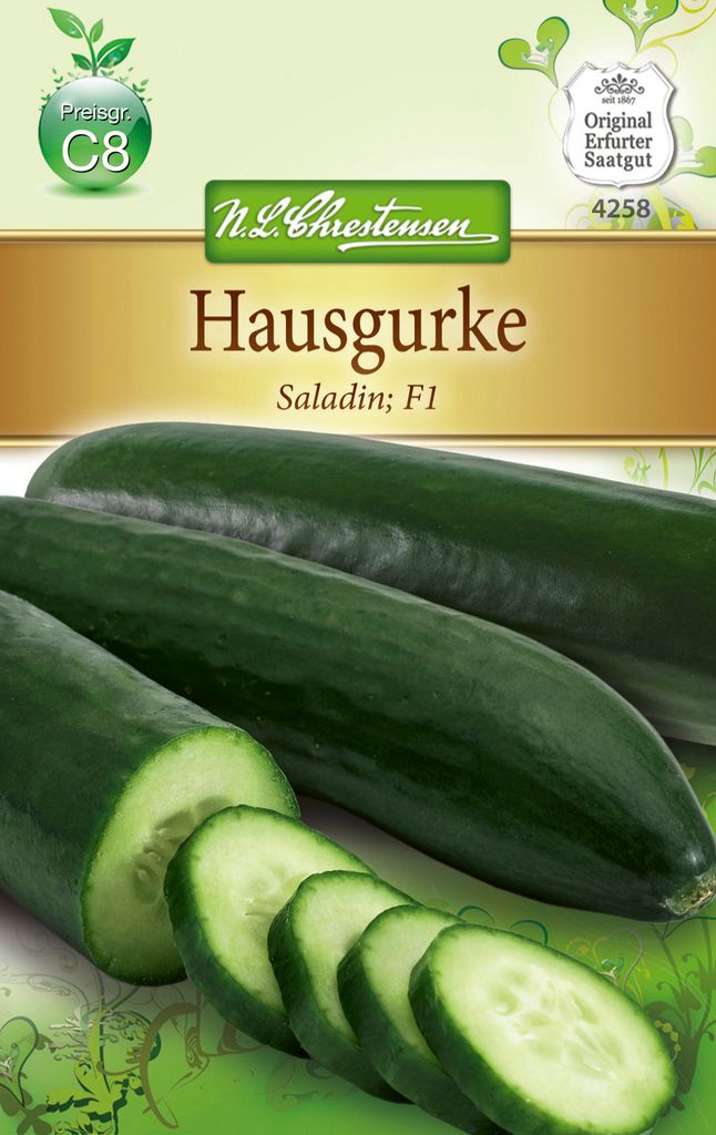 Hausgurke Saladin F1 | Gurkensamen von N.L. Chrestensen