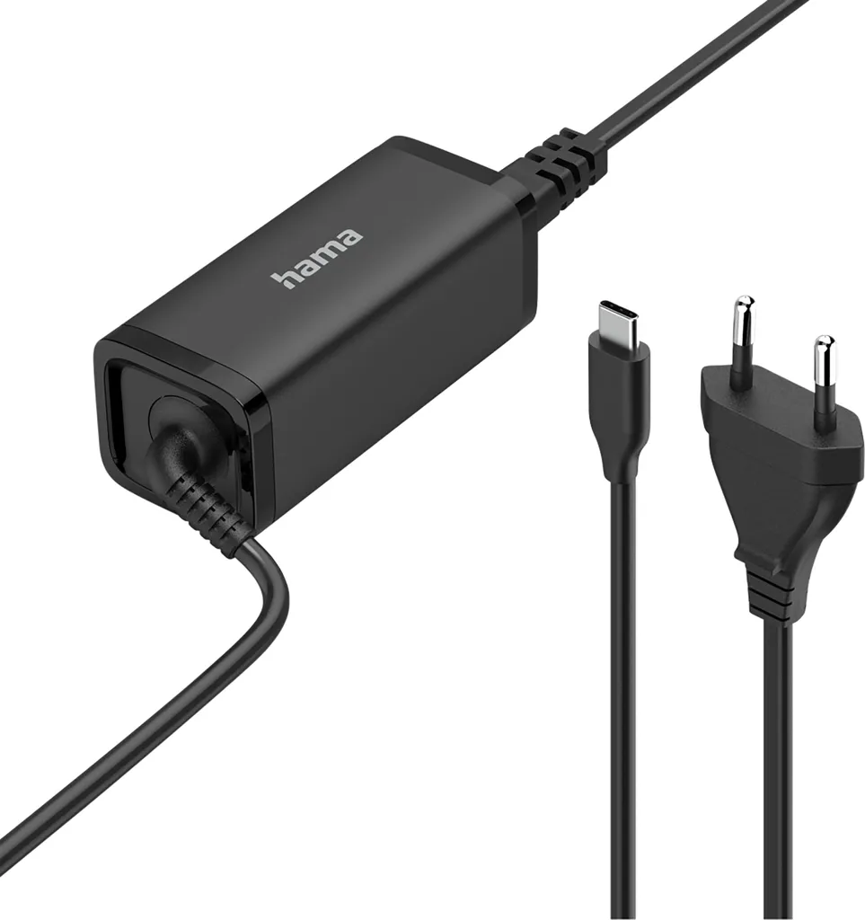 Alimentatore Hama USB-C GaN 65W | Caricabatterie Universale per Notebook