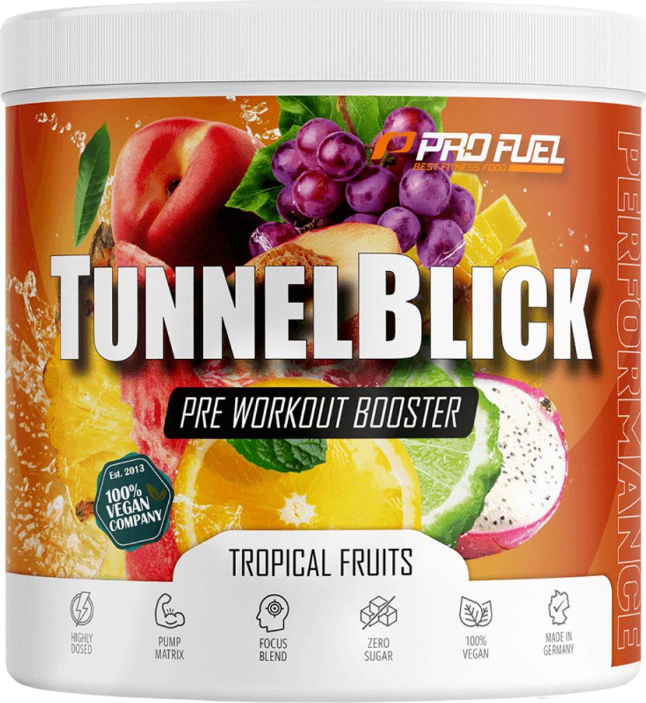 ProFuel Tunnelblick (20 Serv) Tropical Fruits - Pre-Workout - Pre-Workout Booster