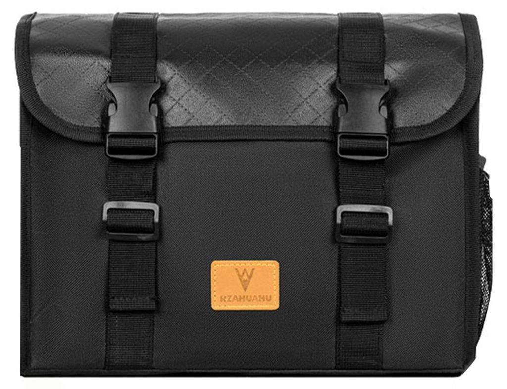 Fahrradtasche für den Gepäckträger – großes Fassungsvermögen, Schnellverschluss, längenverstellbar, 12 l, für Mountainbike-Ausrüstung, sc...