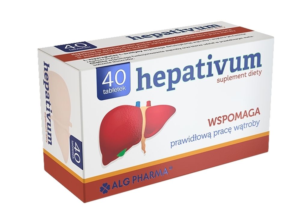Hepativum 40 tabletek Zdjęcie produktu 
