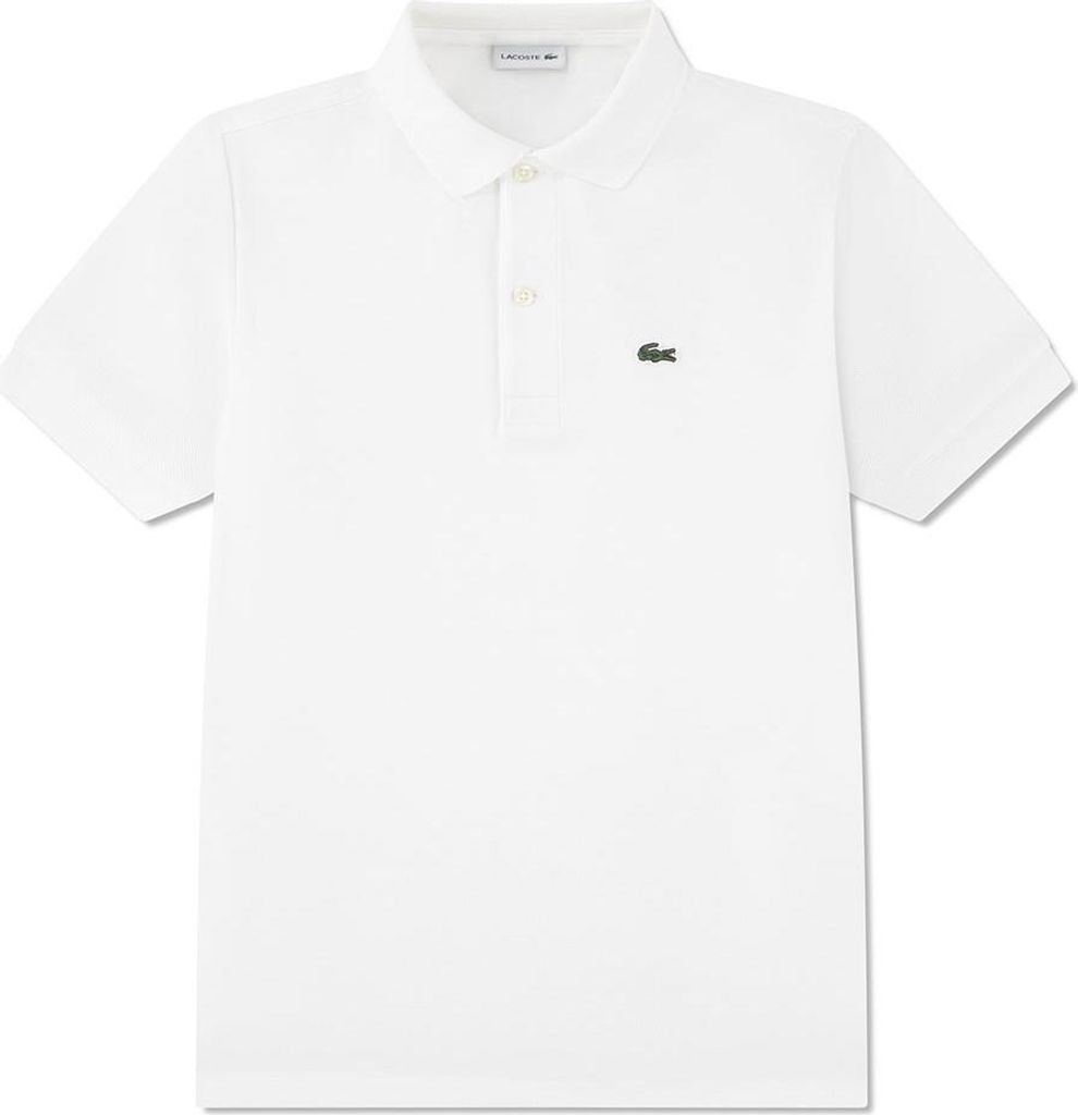 Lacoste Kids Pique Kurzarm-poloshirt Weiß 7 Years Jungen Weiß 7 Years