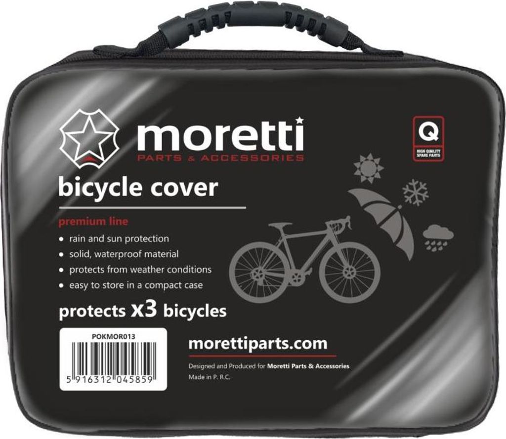 Copertura per 3 biciclette Moretti Immagine del prodotto 