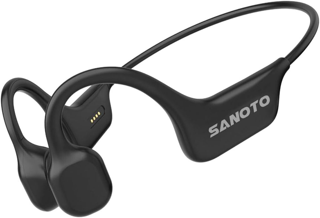 Knochenschall Kopfhörer Open Ear Bluetooth 5.0 Sport Kopfhörer Kabellos IPX7 Wasserdicht Schweißfest für Radfahren, Fahrradfahren, Fitness, Laufen