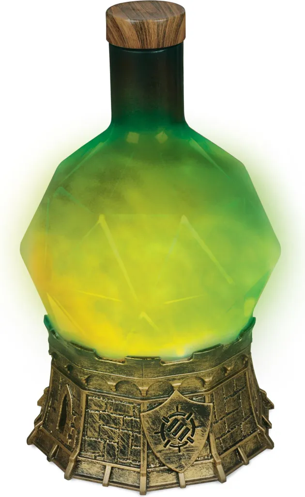 Lampe Potion Magique Verte ENHANCE à Effet Liquide pour Setup Gaming