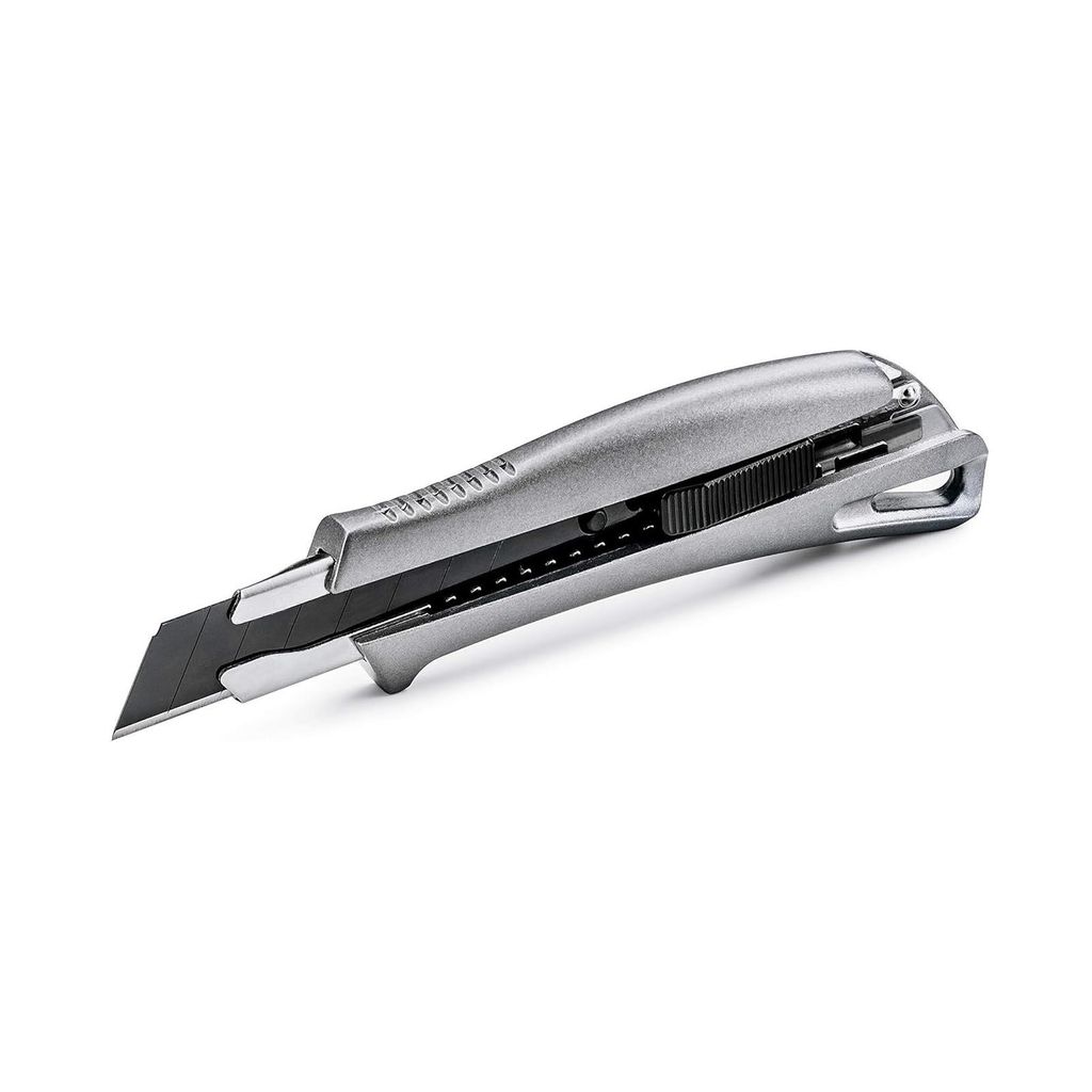 Profi Cuttermesser aus Aluminium Teppichmesser mit scharfer Klinge Universalmesser Paketmesser Kartonmesser