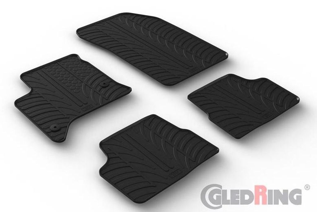 Tapis de voiture en caoutchouc Gledring Fiat 600 2024- Image du produit 