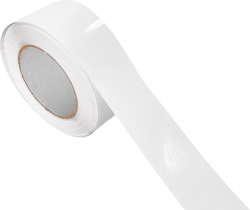 Klebefolie Möbel 5x100 cm – Weiß Glanz - Möbelfolie mit Luftkanal-Kleber - Klebefolie selbstklebend für Küche, Möbel und Auto - Folie für ...