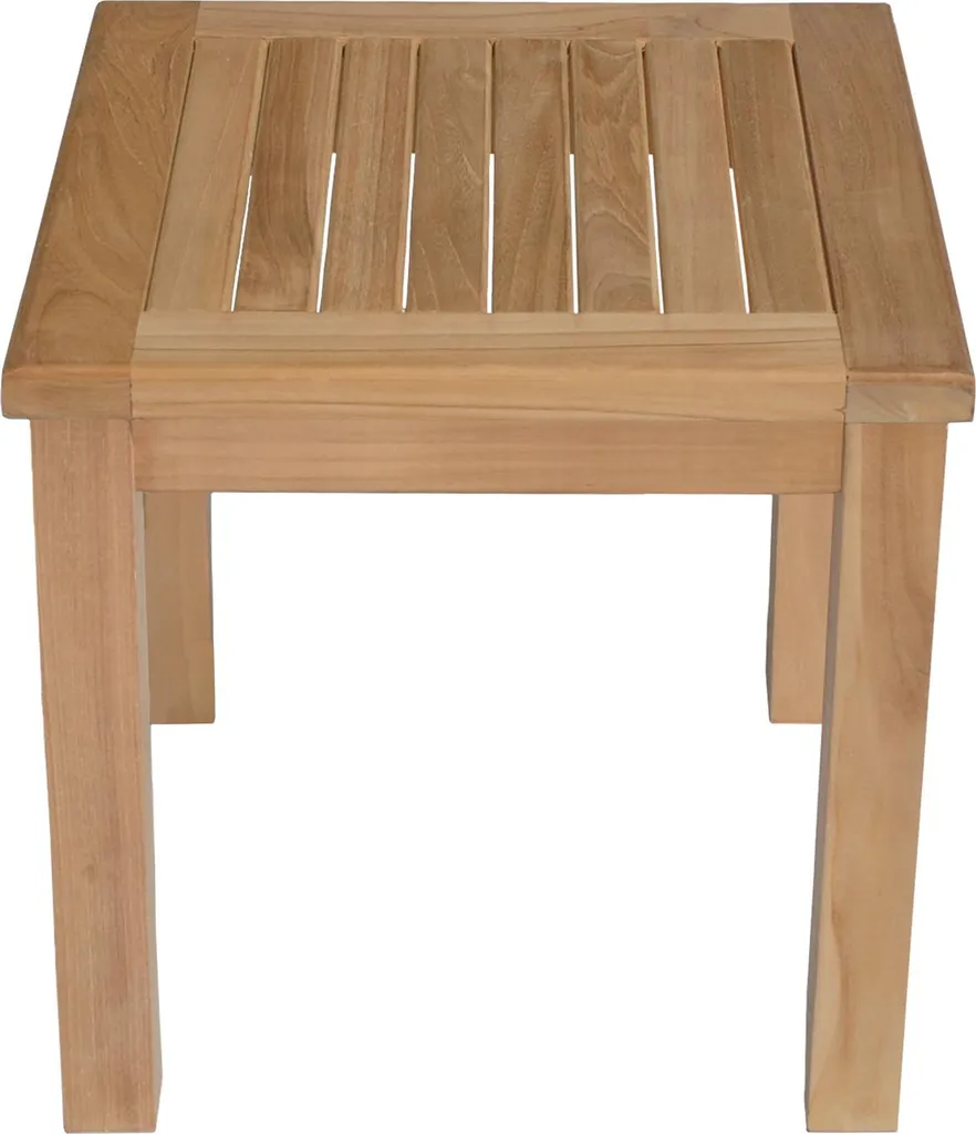 Table d'appoint 45cm JAVA en teck - Bout de canapé idéal pour le salon - 2