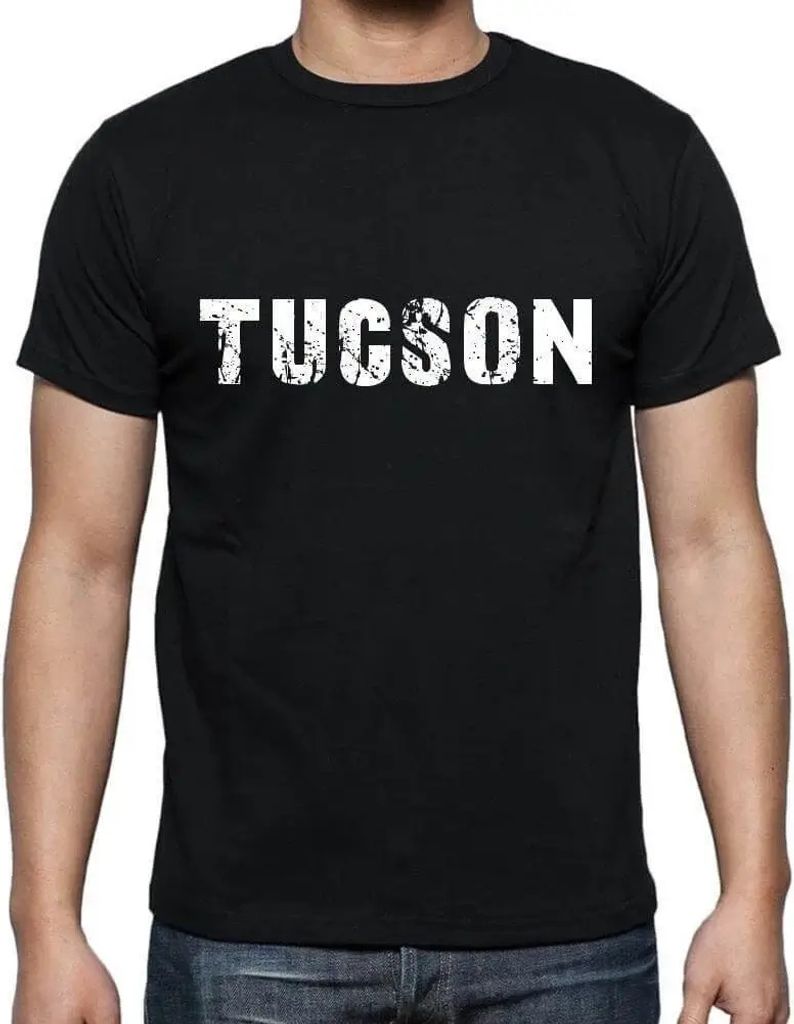 Herren Grafik T-Shirt Tucson Öko-Verantwortlich Vintage Jahrgang Kurzarm Lustige Druck Geburtstag Geschenk Mann