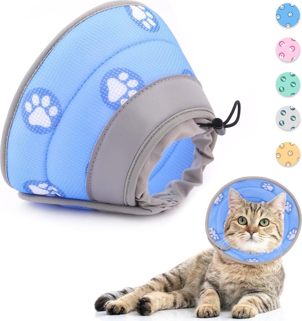 Supet Halskrause Katze,Einstellbarer Halskrause Katze Produktbild 
