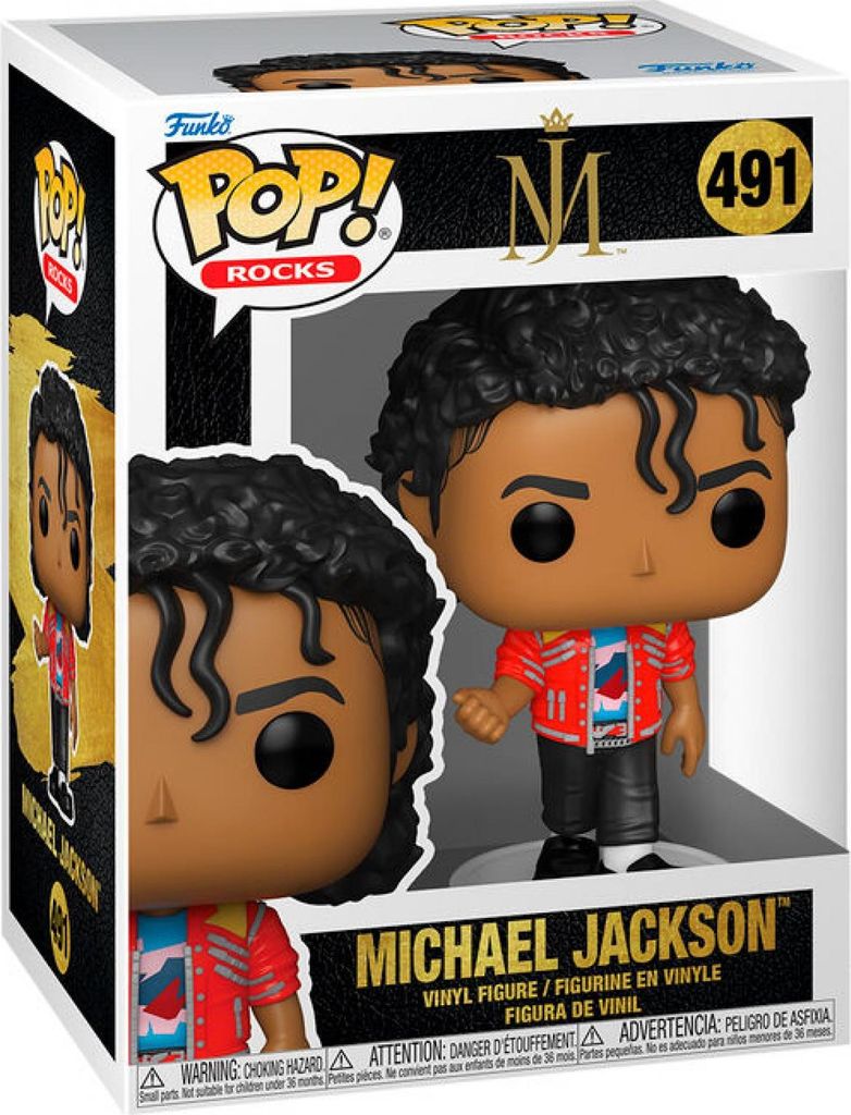Michael Jackson POP! Rocks in vinile Beat It 9 cm Immagine del prodotto 