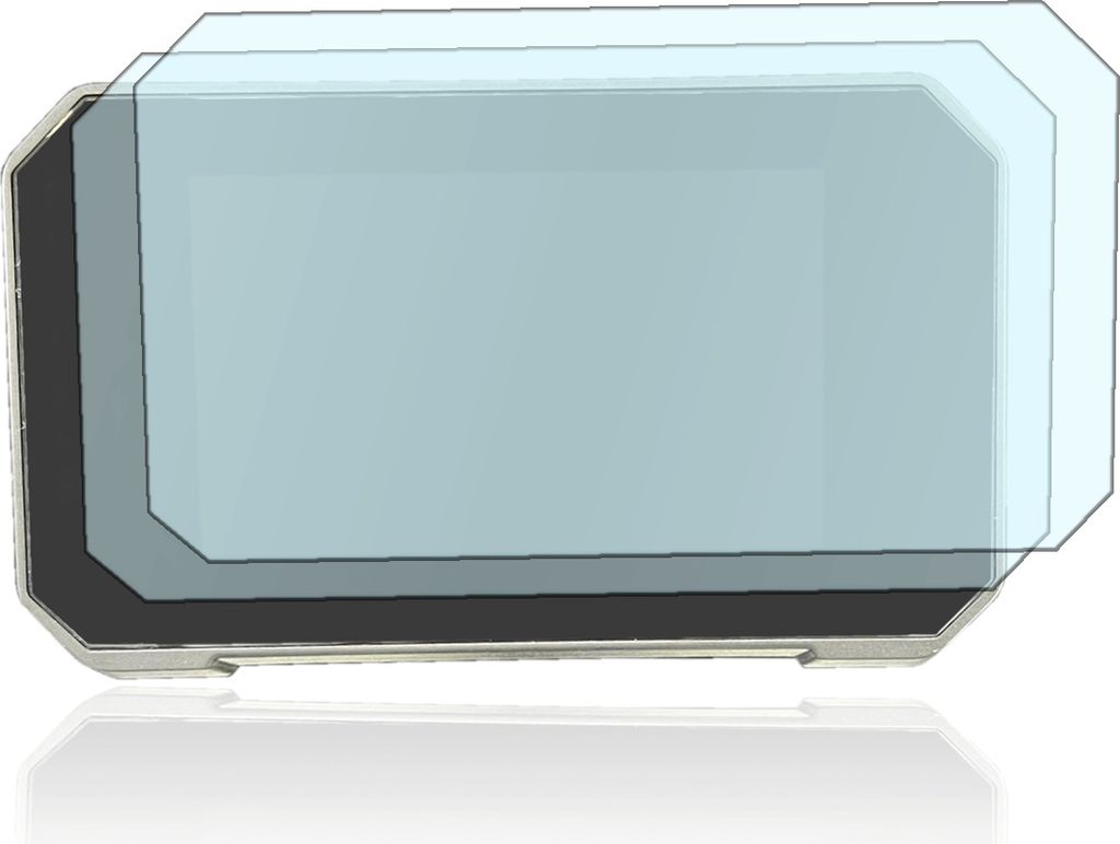 Tachoschutzfolie Displayschutzfolie passend für Suzuki Burgman street EX 2x Anti Glare