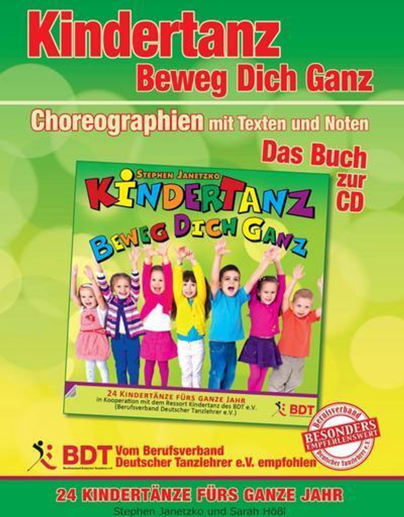 KINDERTANZ - beweg dich ganz! 24 Kindertänze fürs ganze Jahr (innen in schwarz-weiß)
